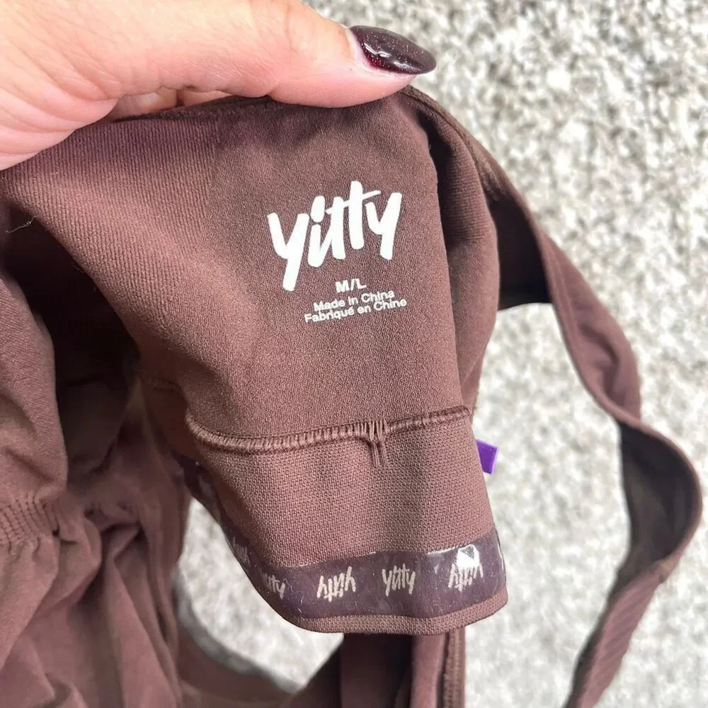 Yitty Brown Stretch Bralette in Size‎ M/L